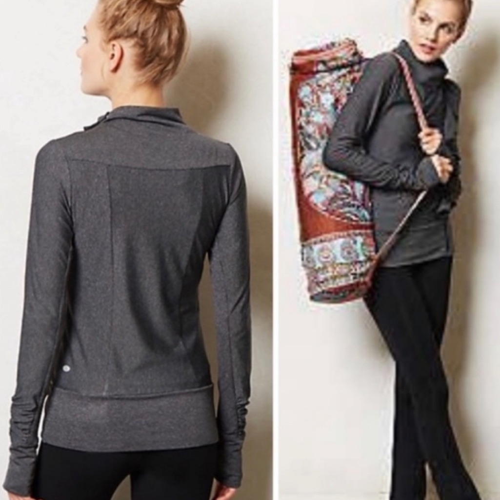 Like New Anthro Pure + Good Striped Ruffle Jacket